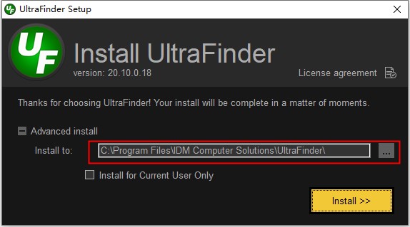 UltraFinder(硬盘文件搜索工具)破解版